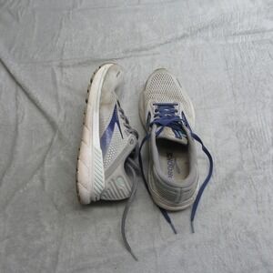 Brooks Women 7 Running Shoes Adrenaline GTS 22 Gray‎ Blue Athletic Sneakers Read